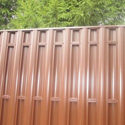 Забор из  металлического штакетника h-1,25м